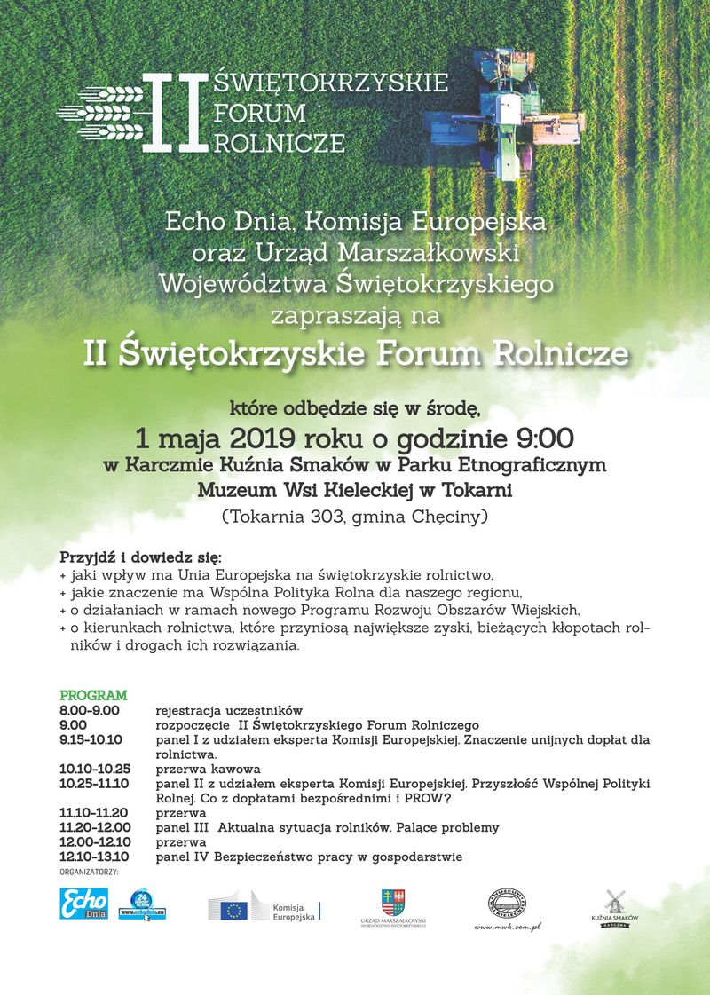 II swietokrzyskie forum rolnicze 2019