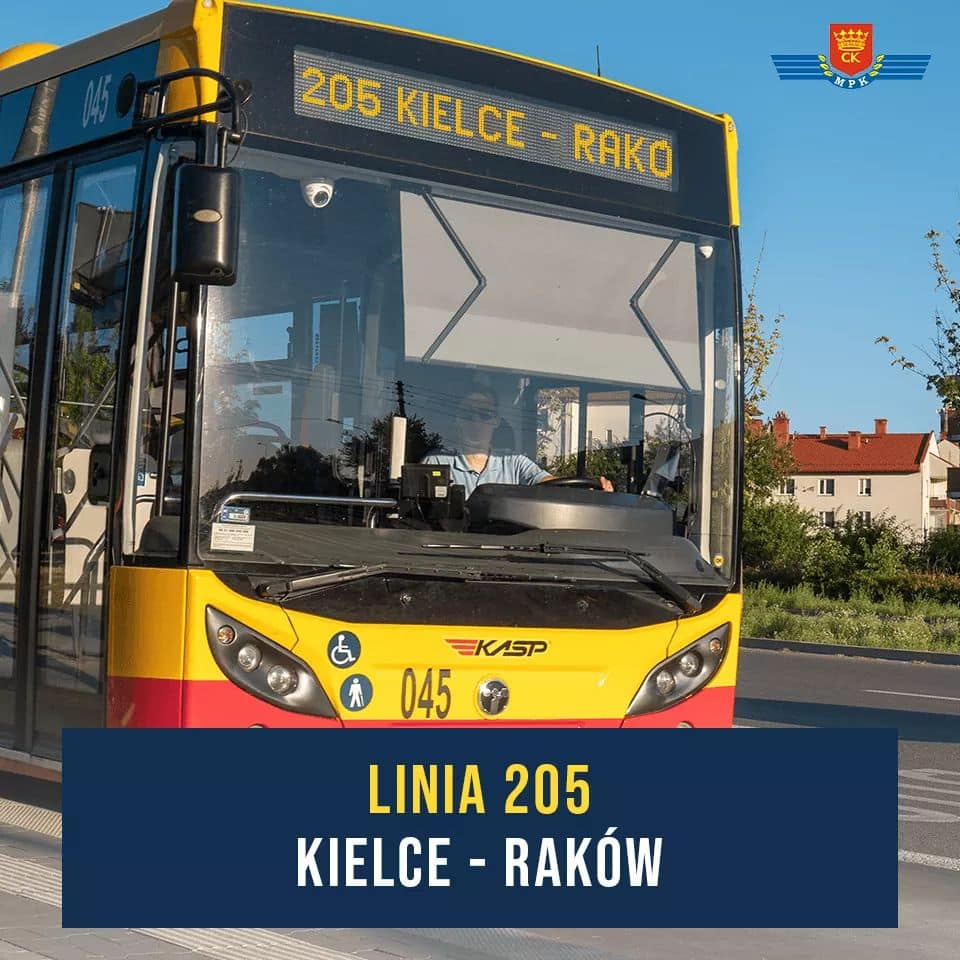 mpk kielce linia 205