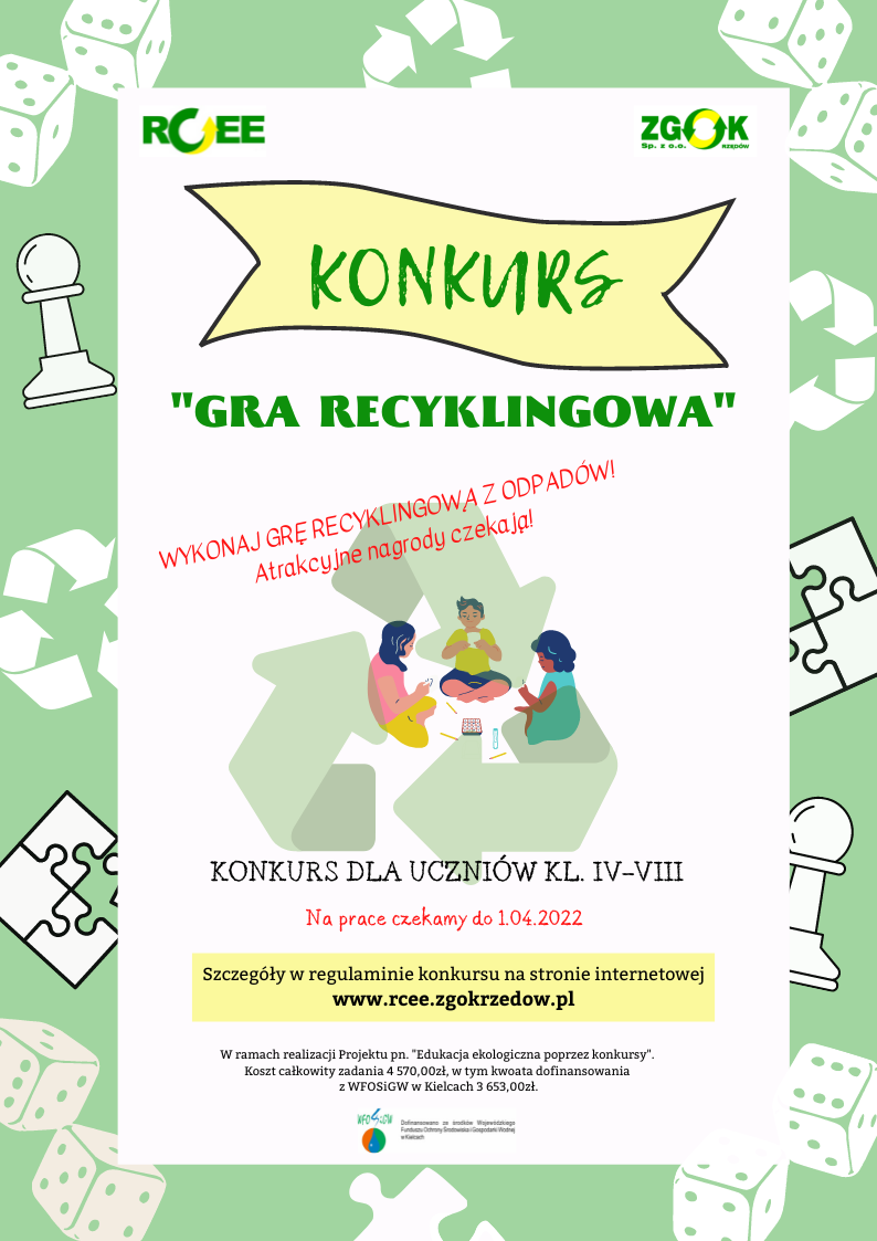 GRA RECYKLINGOWA PLAKAT