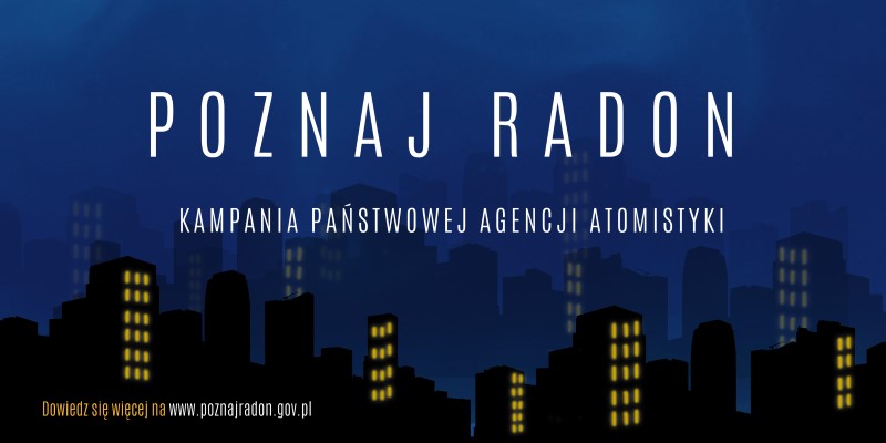 Plakat projektu 'POZNAJ RADON'