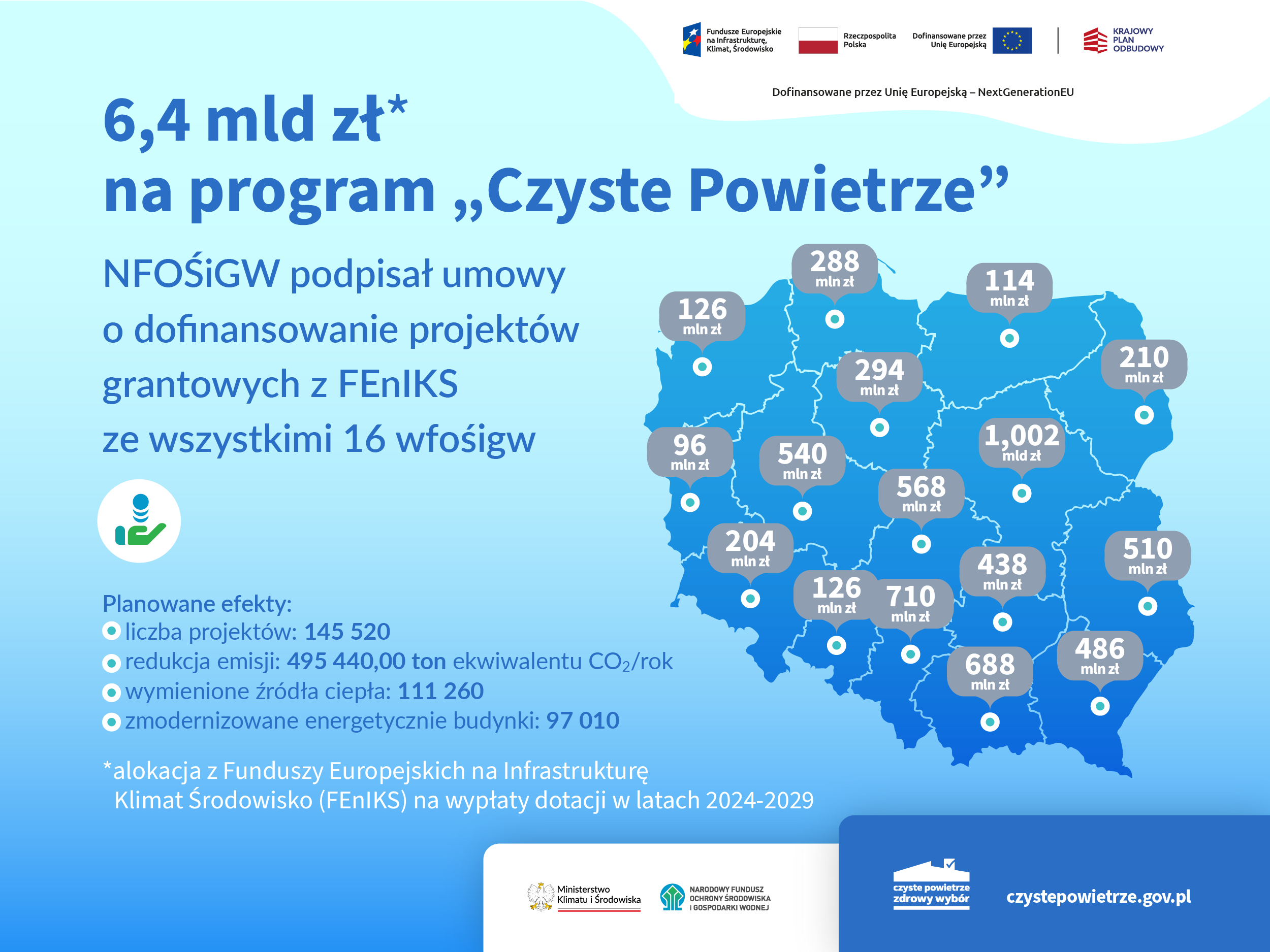 plakat 'Czyste Powietrze'