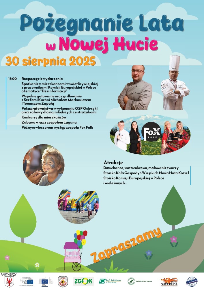 Plakat "Pożegnanie Lata" w Nowej Hucie