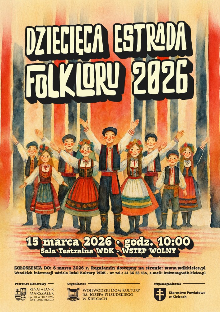 Plakat Dziecięca Estrada Folkloru 2026